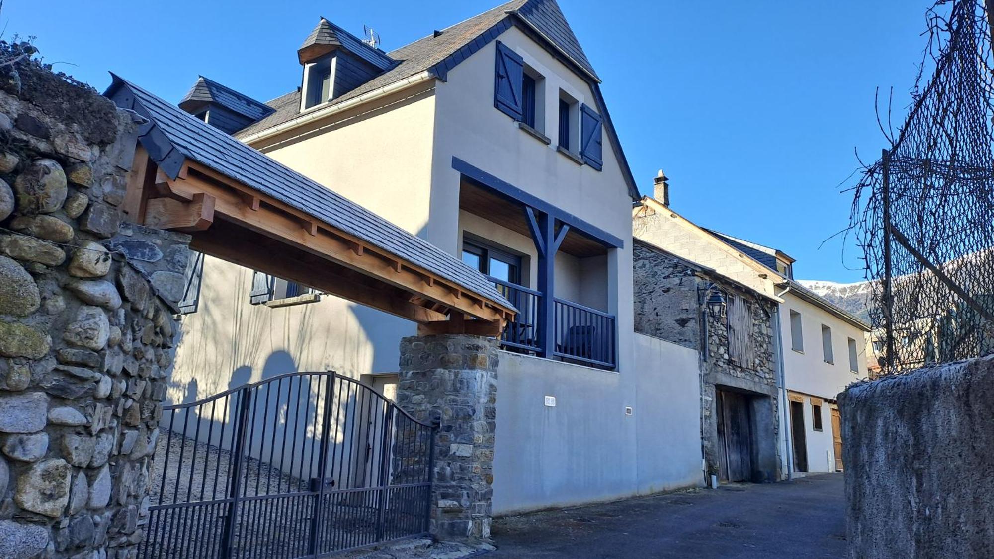 Le Balcon Face A L'Aspin Villa Arreau Bagian luar foto